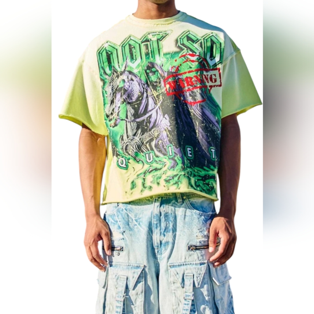 First ROW T-shirt Cropped  size Small NWT - Picture 2 of 7